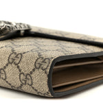 GG Supreme Monogram Mini Dionysus Chain Wallet Beige Taupe