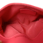 Lambskin Quilted Mini Chain Belt Bag Pink
