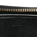 Smooth Calfskin Medium Strap Ava Triomphe Shoulder Bag Black