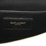 Grain De Poudre Textured Mixed Matelasse Triquilt Small Monogram Satchel Crema Soft