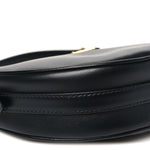 Soft Calfskin Arque Shoulder Bag Black
