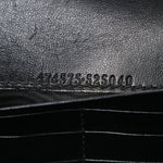 Calfskin Matelasse GG Marmont Chain Wallet Black