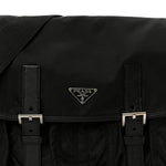 Tessuto Nylon Messenger Bag Black
