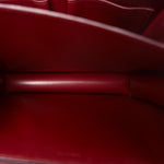 Box Calfskin Medium Classic Box Flap Bag Burgundy