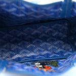 Goyardine Reversible Mini Anjou Sky Blue
