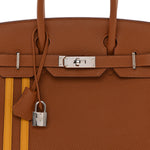 Togo Swift Officier Birkin 30 Gold Ambre