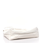 Shiny Calfskin Quilted Mini Chanel 22 White