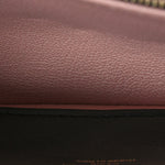 Lambskin Embossed Monogram Pochette Coussin Crossbody Black
