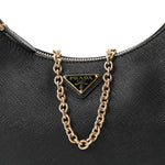 Saffiano Lux Re-Edition 2005 Shoulder Bag Black