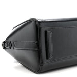 Shiny Lord Calfskin Mini Antigona Black