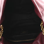 Lambskin Matelasse Monogram Large Jamie 4.3 New Dark Bordeaux