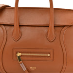 Supple Shiny Lambskin Small New Luggage Soft Tan