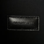 Linen Canvas Rive Gauche Zipped Pouch Black