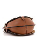 Calfskin Jacquard Small Gate Dual Bag Tan