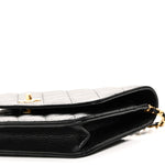 Caviar Quilted CC Turnlock Wallet On Chain WOC Black
