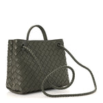 Nappa Intrecciato Small Andiamo Shoulder Bag Pickle
