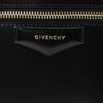 Box Calfskin Antigona Mini Vanity Bag With Chain Black