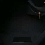 Suede Calfskin Shiny Lambskin Quilted Small Coco Base Shopping Bag Beige Black