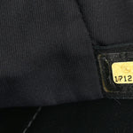 Coated Canvas Quilted Large Paris Biarritz Tote Black