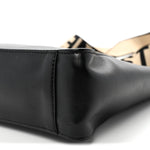 Eco Alter Nappa Perforated Logo Mini Crossbody Black