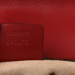 Calfskin Matelasse Small GG Marmont Shoulder Bag Hibiscus Red