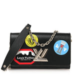 Epi World Tour Twist Chain Wallet Black