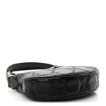 Calfskin GG Matelasse Mini Hobo Shoulder Bag Black