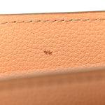 Grained Calfskin Mini Horizon Satchel Beige