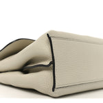 Cellarius Calfskin Small Bamboo Daily Top Handle Bag Mystic White