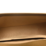 Metallic Patent Calfskin Quilted Medium Boy Flap Gold