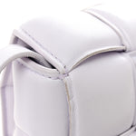 Nappa Maxi Intreccio Padded Cassette Crossbody Bag Mirth Washed