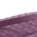 Nappa Intrecciato Flap Crossbody Purple