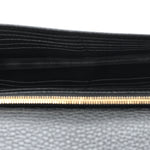 Dollar Calfskin Interlocking G Chain Wallet Black