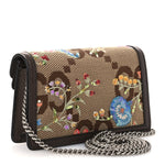 Monogram Jumbo GG Textured Dollar Calfskin Embroidered Super Mini Dionysus Shoulder Bag Camel Ebony New Acero Multicolor