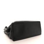 Pebbled Calfskin Medium Soho Chain Shoulder Bag Black