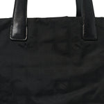 Nylon Large Travel Tote Black