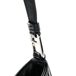 Spazzolato Cleo Shoulder Bag Black