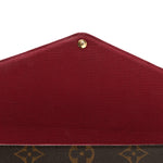 Monogram Pochette Felicie Chain Wallet Fuchsia