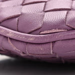 Nappa Intrecciato Flap Crossbody Purple