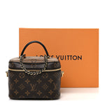 Reverse Monogram Vanity Chain Pouch