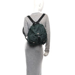 Nylon Vela Medium Backpack Green
