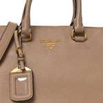 Vitello Phenix Shoulder Bag Cammeo