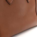 Wonka Grain Calfskin Small Diana Tote Bag Cuir Yellow Fluo