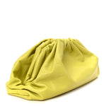 Smooth Butter Calf The Pouch Oversized Clutch Kiwi