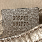 Monogram Calfskin Medium Bella Flap Bag Beige Ebony Champagne
