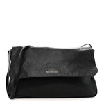 Agneau Large Grungy Messenger Black