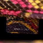 Snakeskin Medium Lady Dior Multicolor