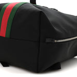 Techno Canvas Web Single Buckle Backpack Black