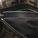 Fabric Jacquard FF 1974 Medium Baguette Tobacco Moro Black