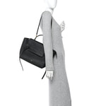 Grained Calfskin Mini Belt Bag Black